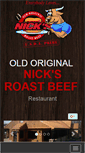 Mobile Screenshot of nicksroastbeef.com